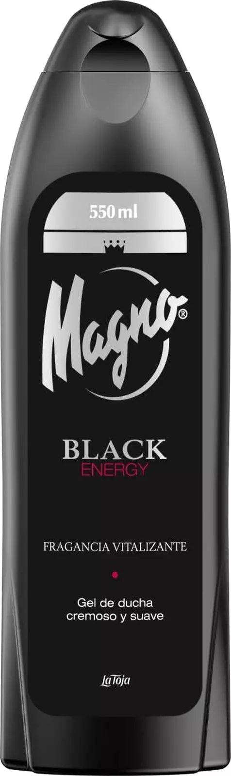 Magno Black Energy Shower Gel, Invigorating, Citrus Fragrance, 550 Ml - product detail | CC Hair & Beauty