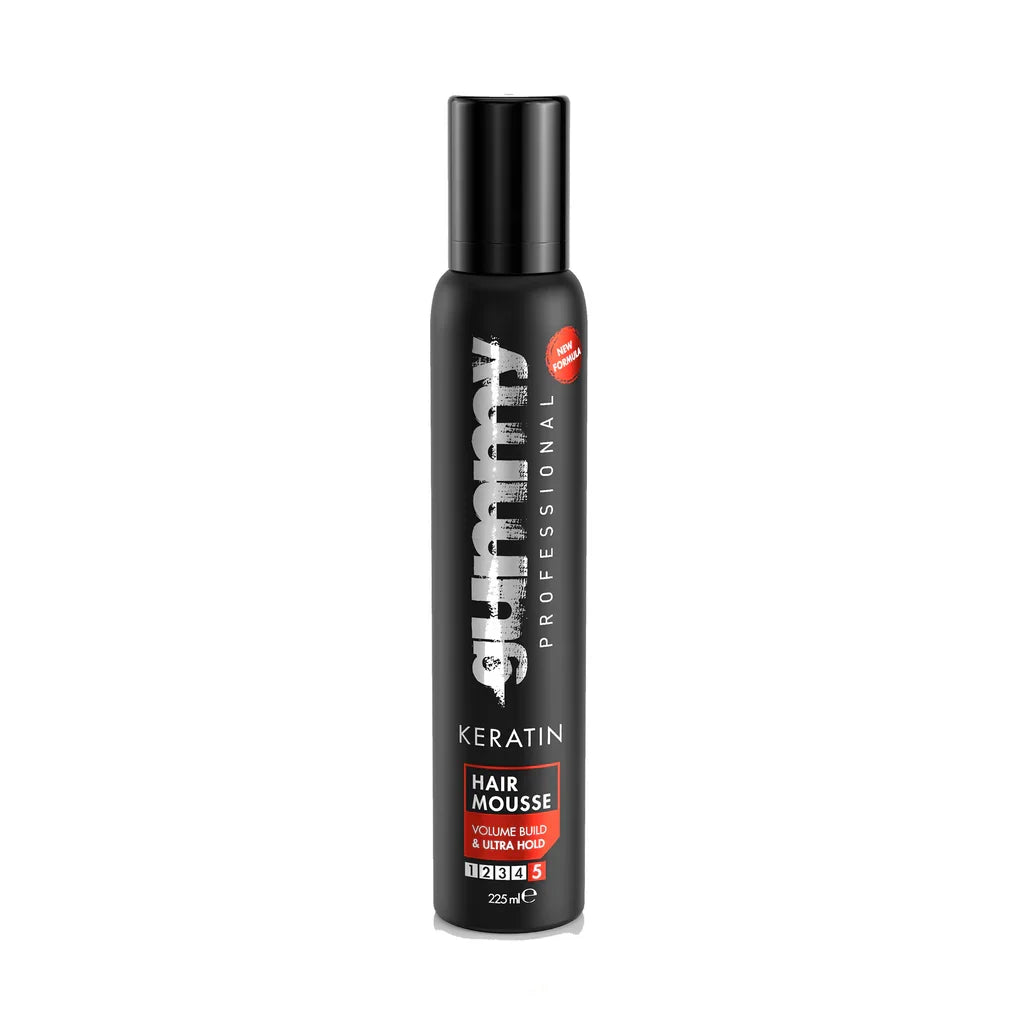 Gummy Hair Mousse Keratin Ultra Hold 225ml | Shop at CC Hair & Beauty UK