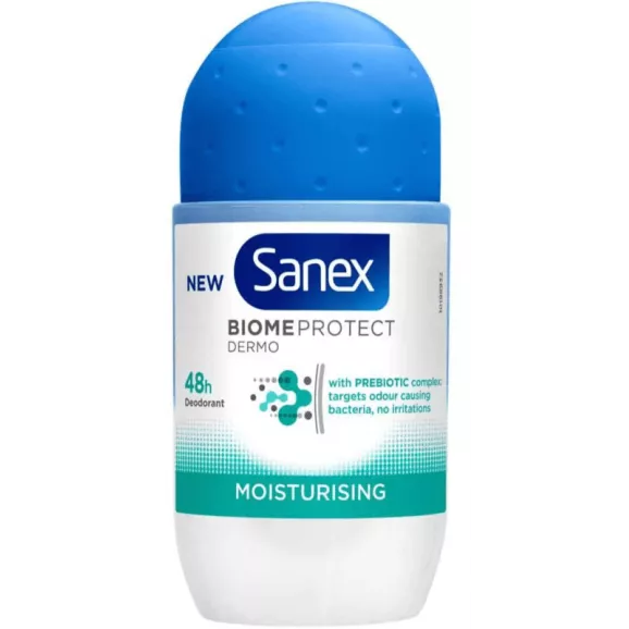 Sanex Dermo Roll On Antiperspirant Deodorant 50ml | CC Hair & Beauty UK