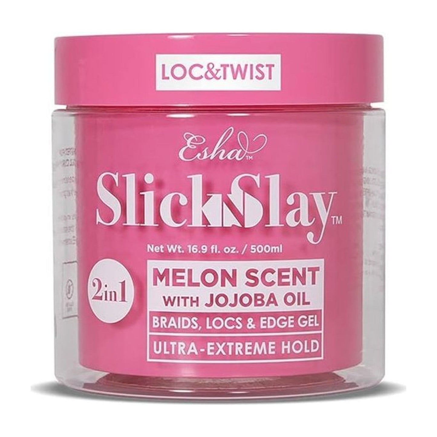 Esha Slick N Slay Melon Scent With Jojoba Oil Braiding Gel 3In1 Braid And Edge Gel - available online | CC Hair & Beauty UK