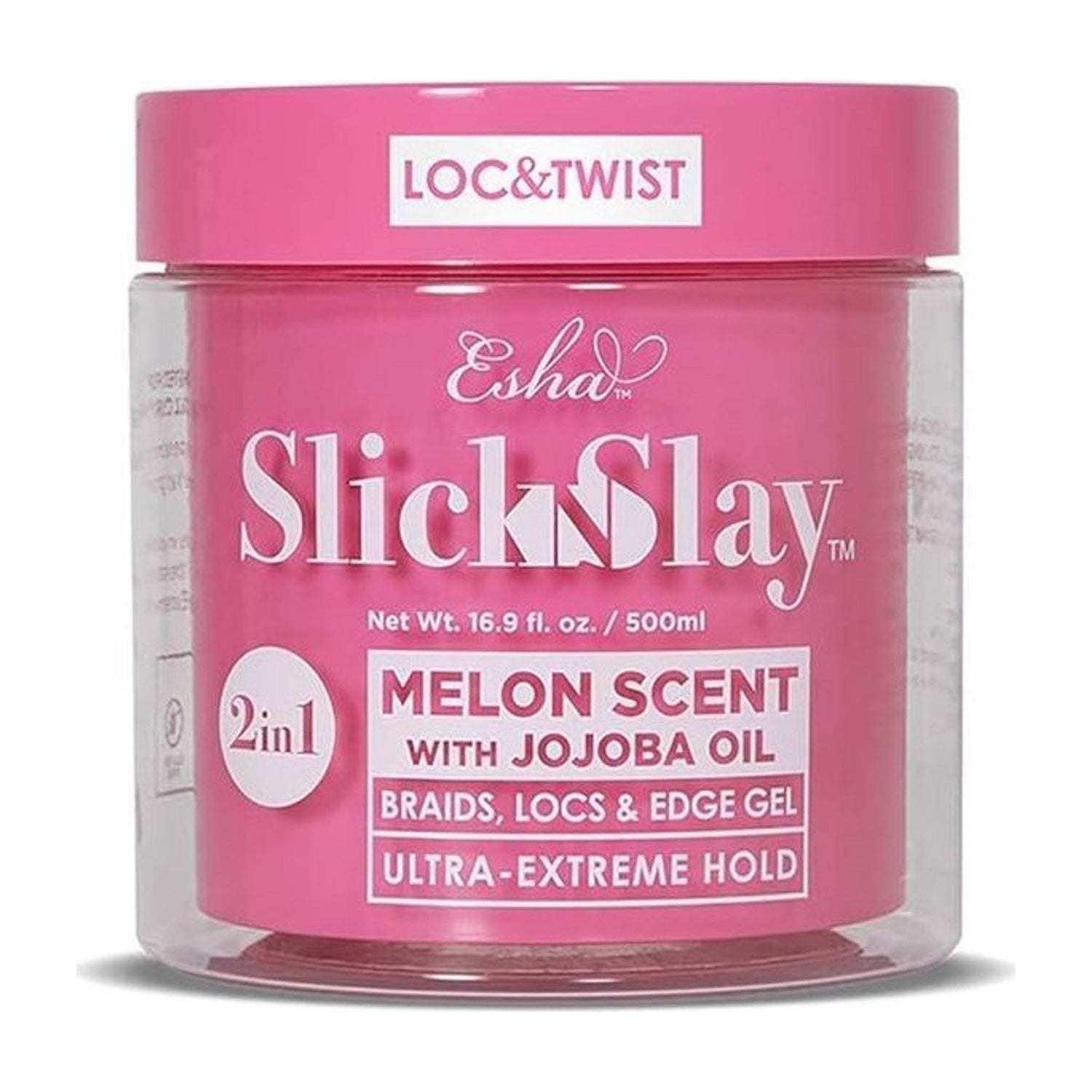 Esha Slick N Slay Melon Scent With Jojoba Oil Braiding Gel 3In1 Braid And Edge Gel - available online | CC Hair & Beauty UK