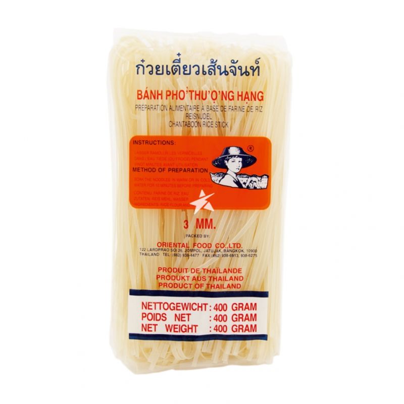 Farmers Rice Sticks Banh Pho (3mm) 400g