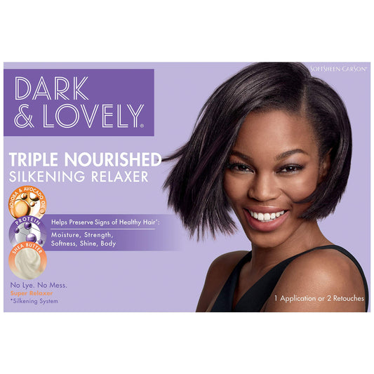 Dark And Lovely Moisture Plus No-Lye Relaxer Kit Super - product detail | CC Hair & Beauty