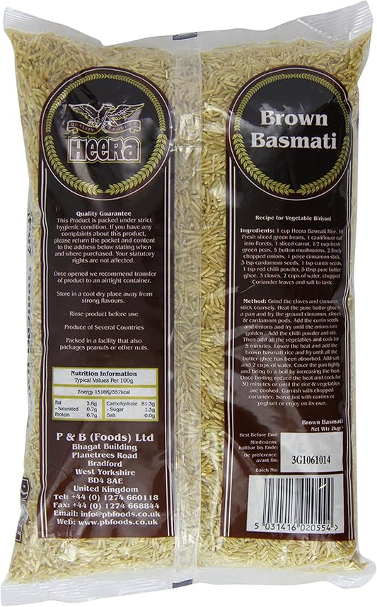 Heera Brown Basmati Rice 2kg