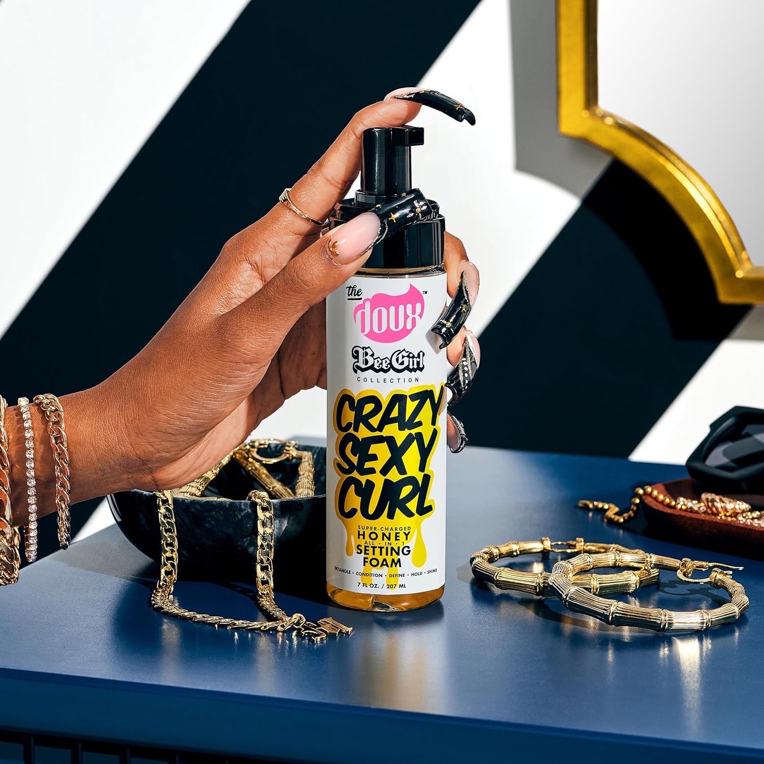 The Doux Crazy Sexy Curl Honey Setting Foam 207ml | CC Hair & Beauty UK