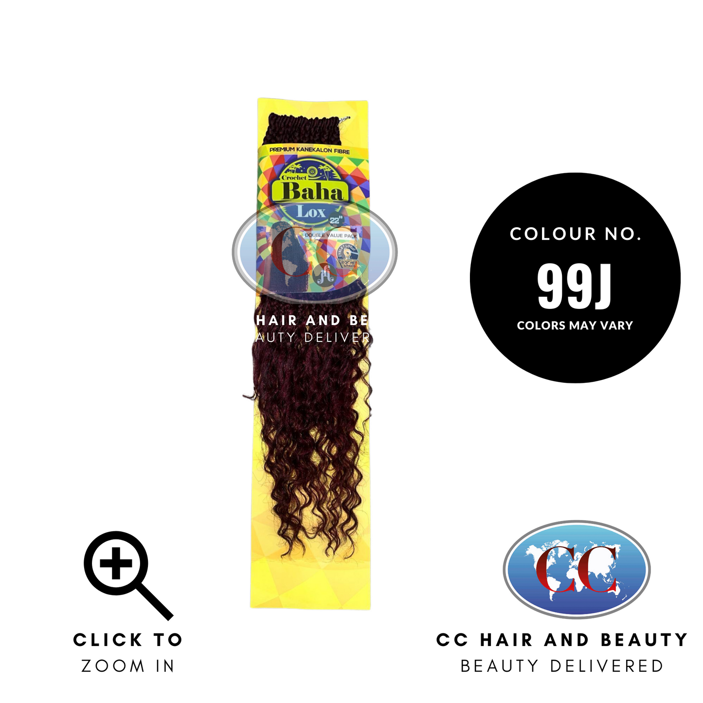 Jazzy Hair Crochet Baha Lox in 22" Double value Pack - view 6