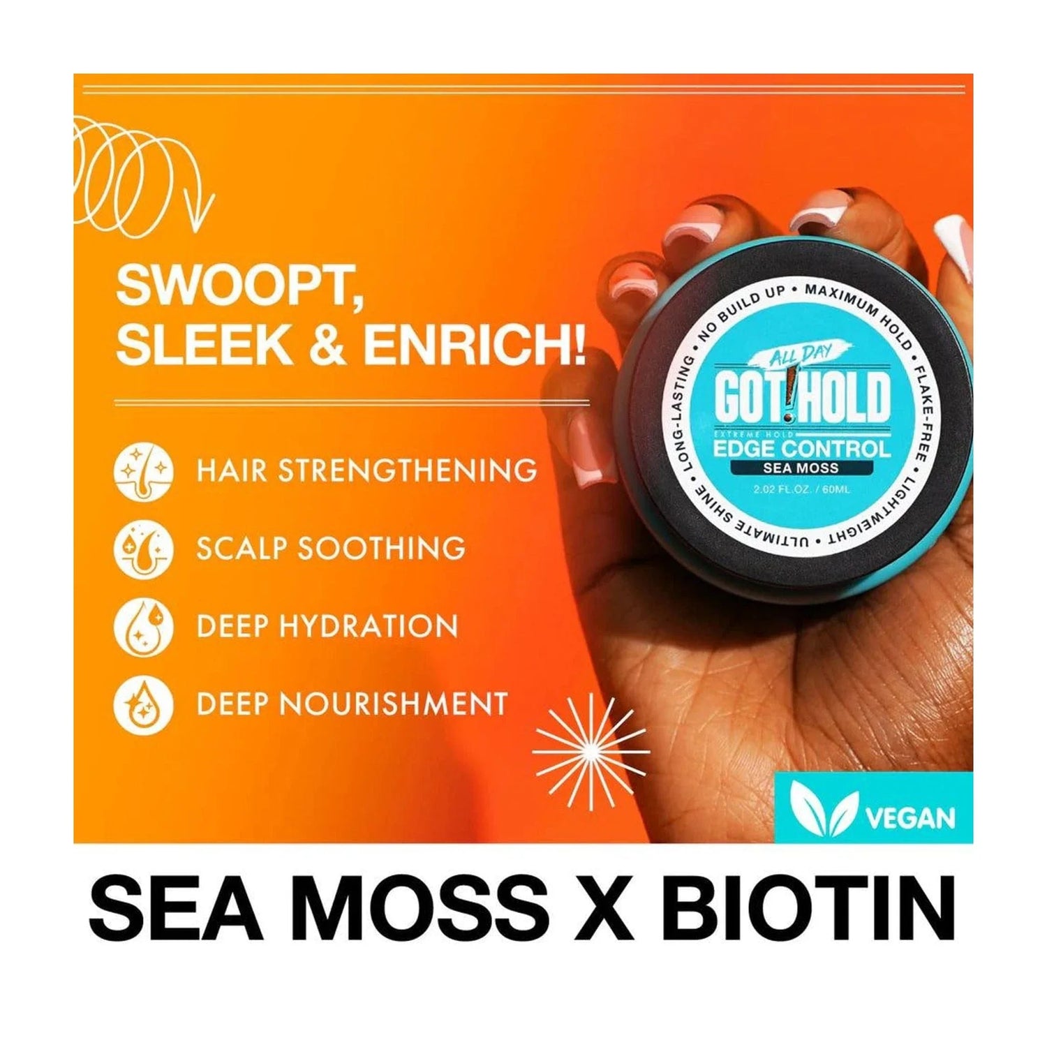 All Day Got Hold Edge Control – Sea Moss | CC Hair & Beauty UK
