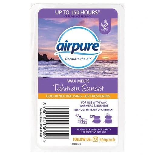 Airpure wosk zapachowy do kominka Tahitian Sunset 86g