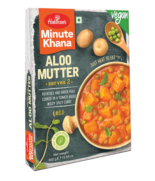 Haldirams Minute Khana Aloo Mutter 300g