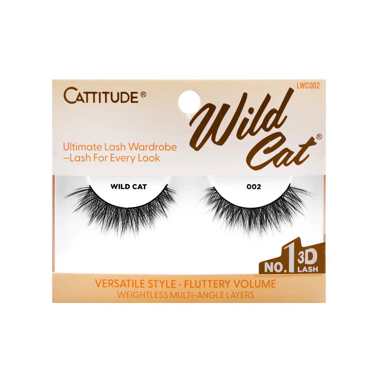 EBIN NEW YORK Cattitude 3D Eye Lash - Wild Cat | CC Hair & Beauty UK