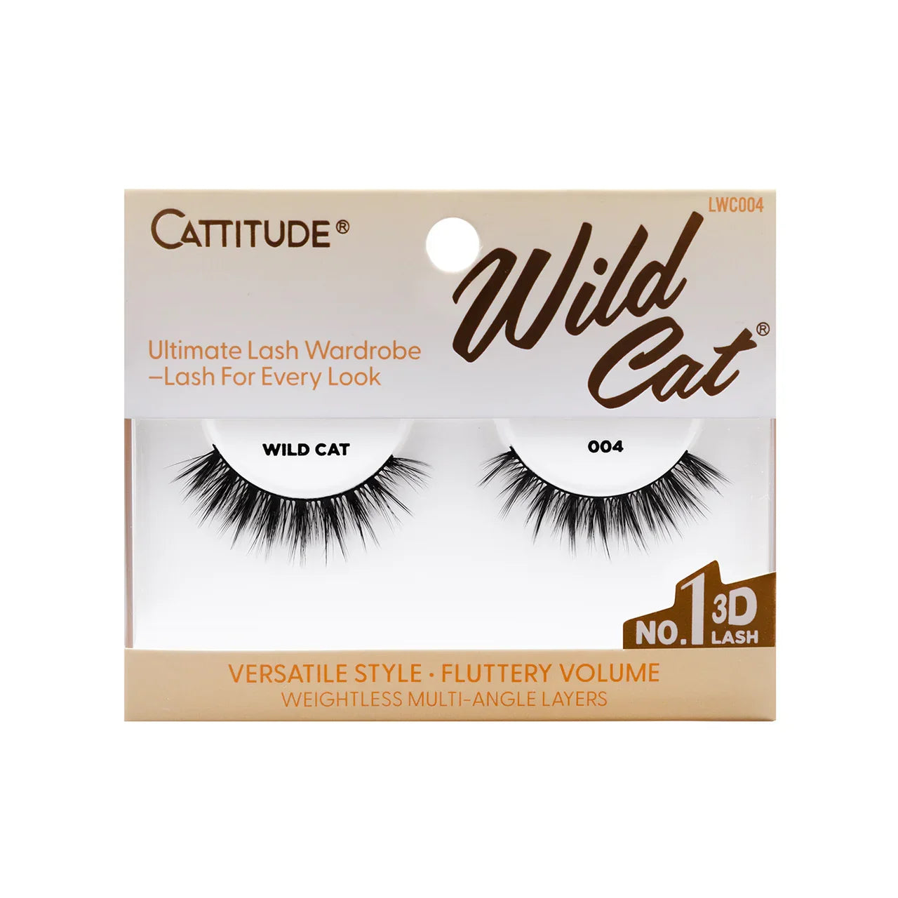 EBIN NEW YORK Cattitude 3D Eye Lash - Wild Cat | CC Hair & Beauty UK