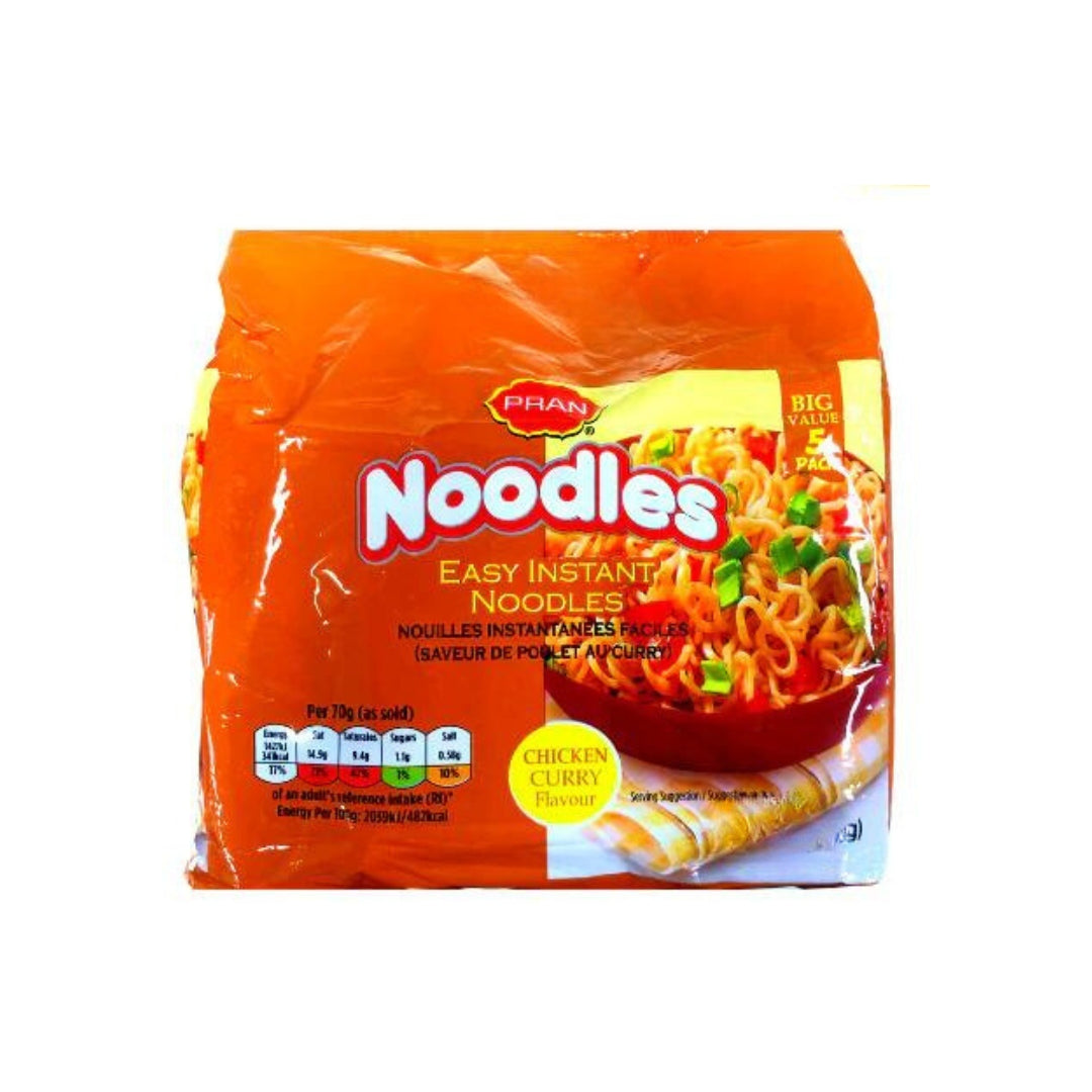 Pran Instant Chicken Curry Nooodles 350g (5 x 70g) Big Value Pack