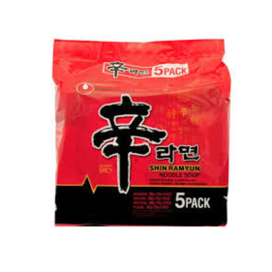 Shin Ramyun Spicy Noodles 5 Pack 600g