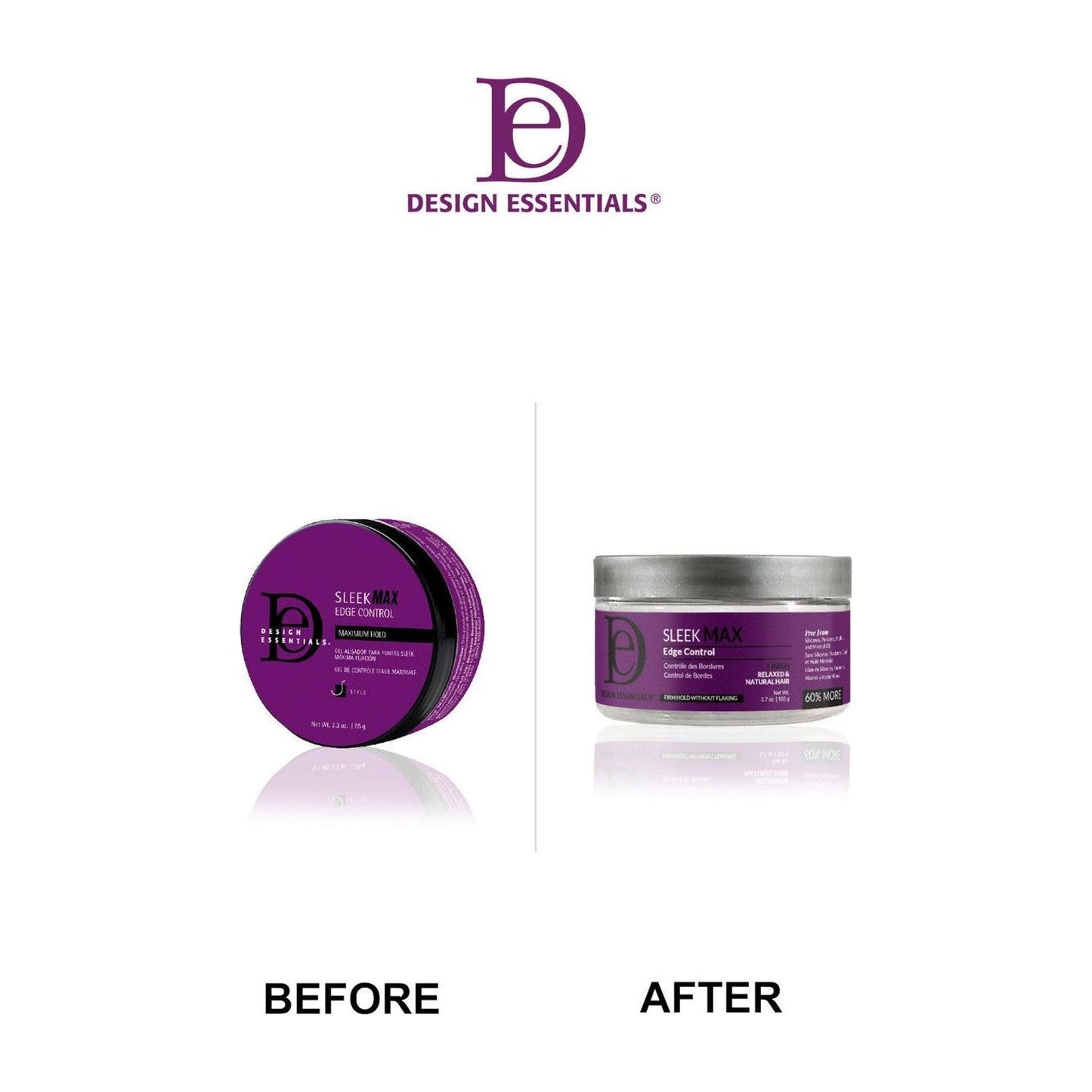 Design Essential Natural Design Essentials Sleek MAX Edge Control 3.7oz | CC Hair & Beauty Leeds