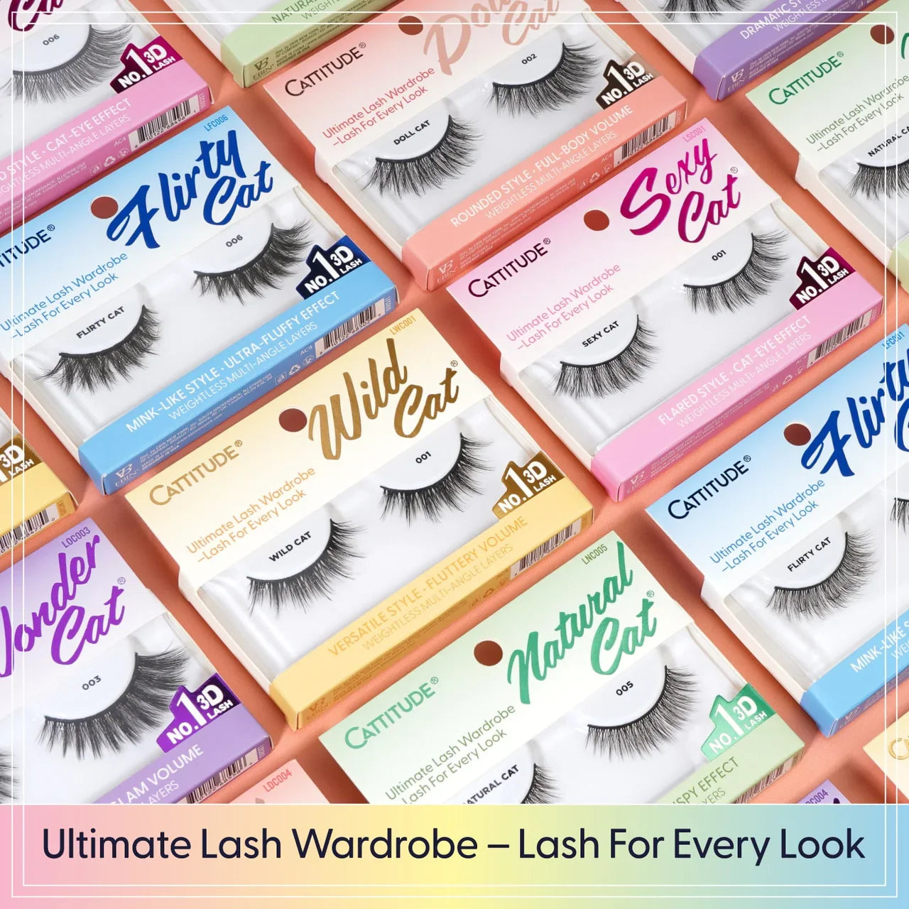 CATTITUDE 3D Lashes - Flirty Cat | CC Hair & Beauty UK