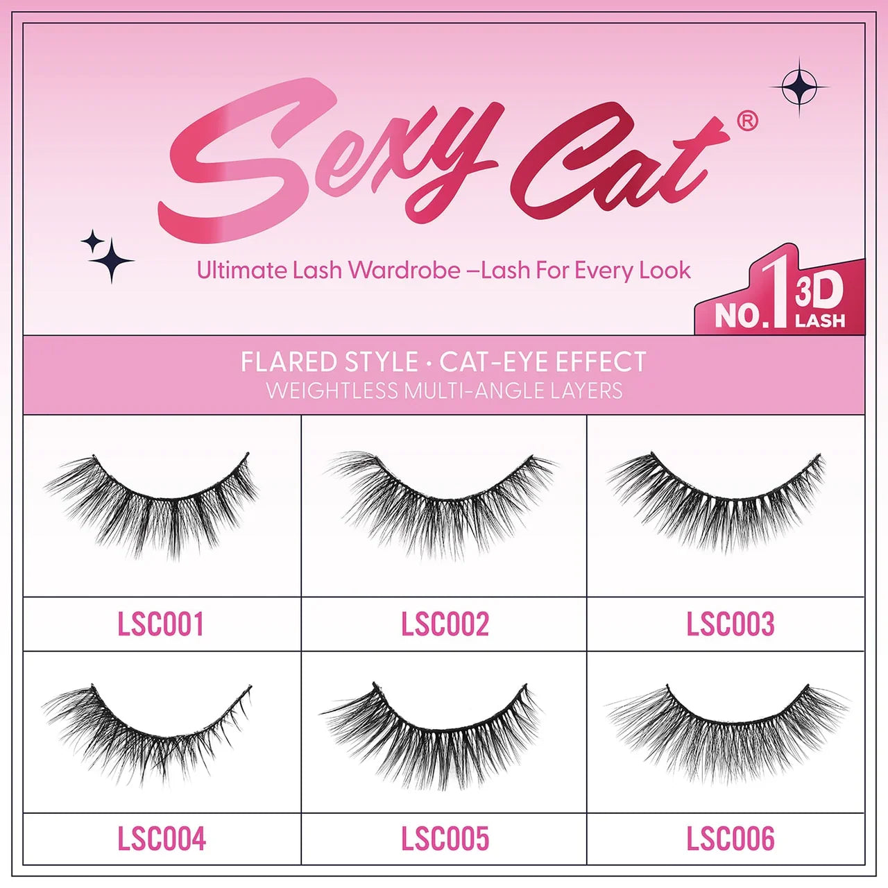 CATTITUDE 3D Lashes - Sexy Cat | CC Hair & Beauty UK