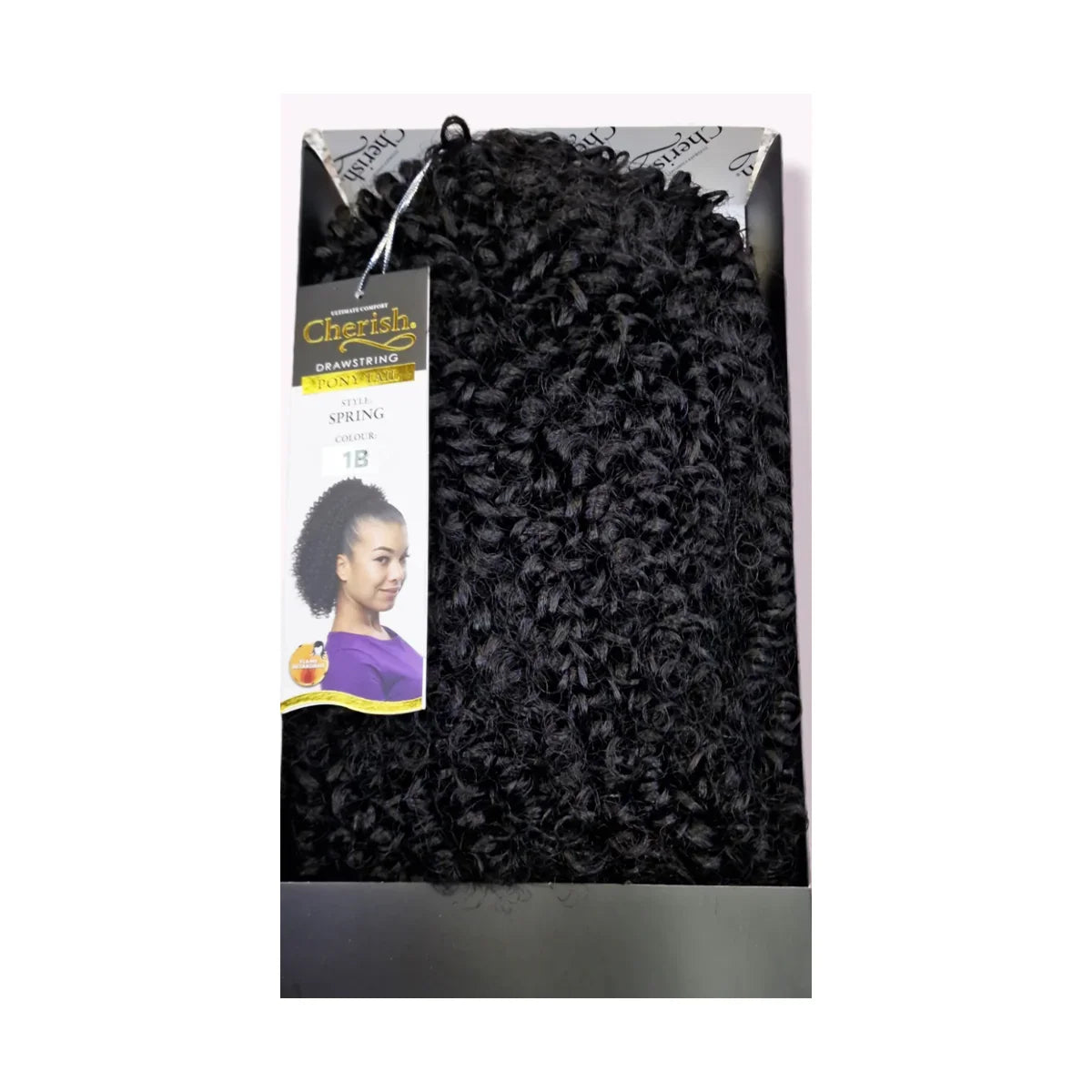 Cherish Drawstring Ponytail Style - Spring - view 2