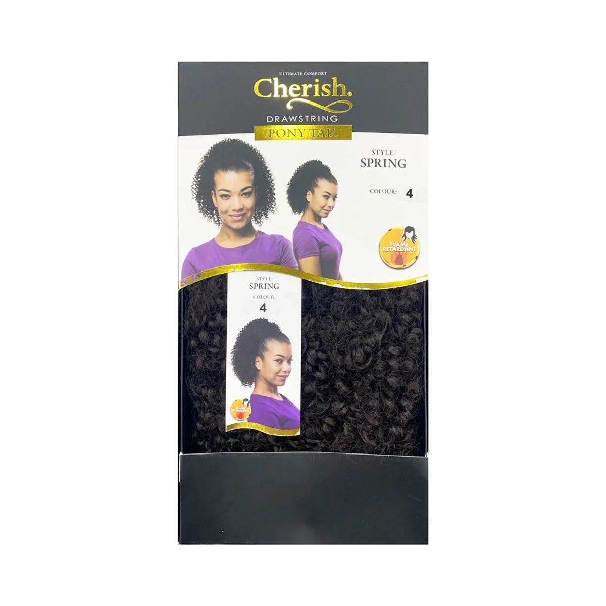 Cherish Drawstring Ponytail Style - Spring - view 4