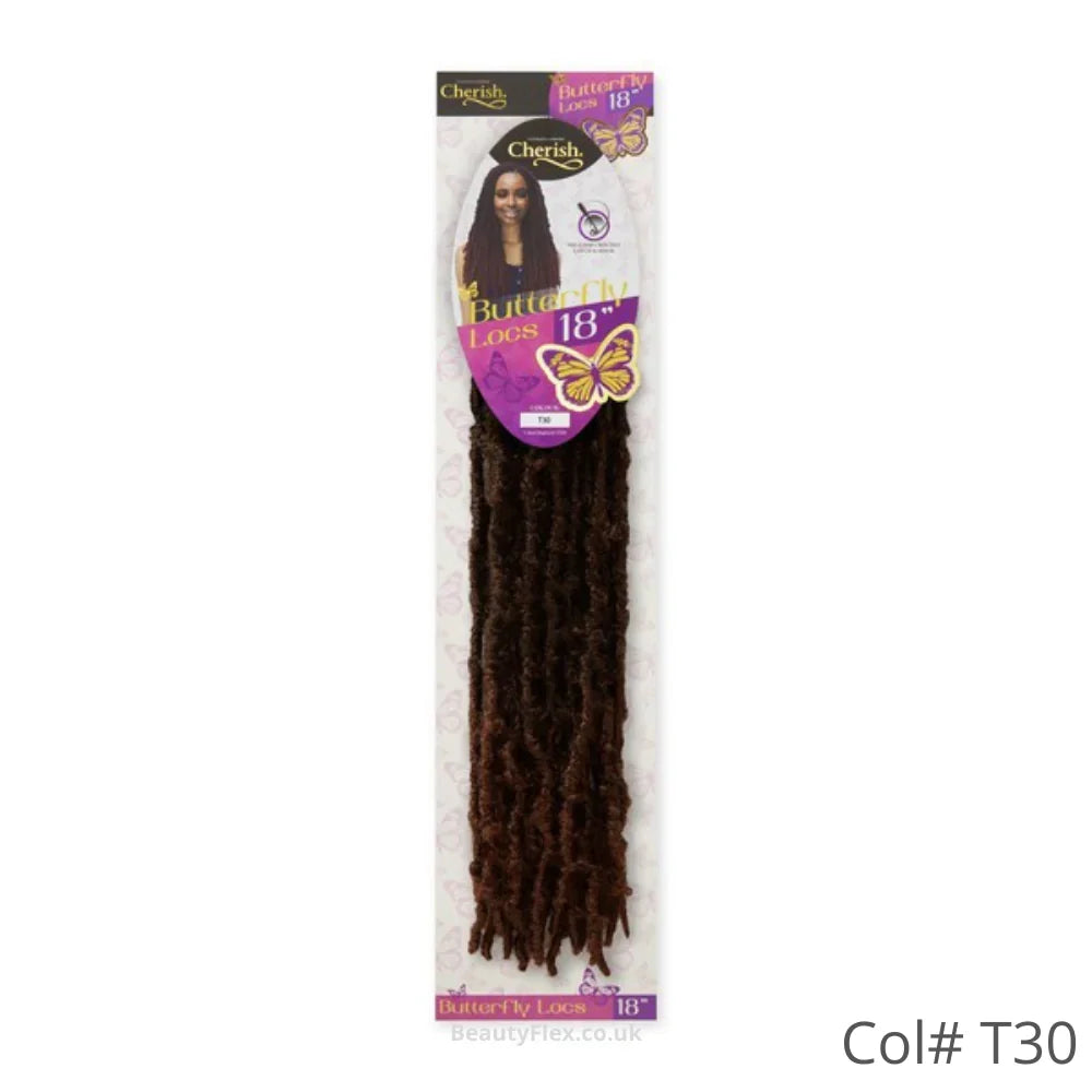 Cherish - Pre-Loop Crochet Braid Hair Extensions - Butterfly Locs 18'' - view 4