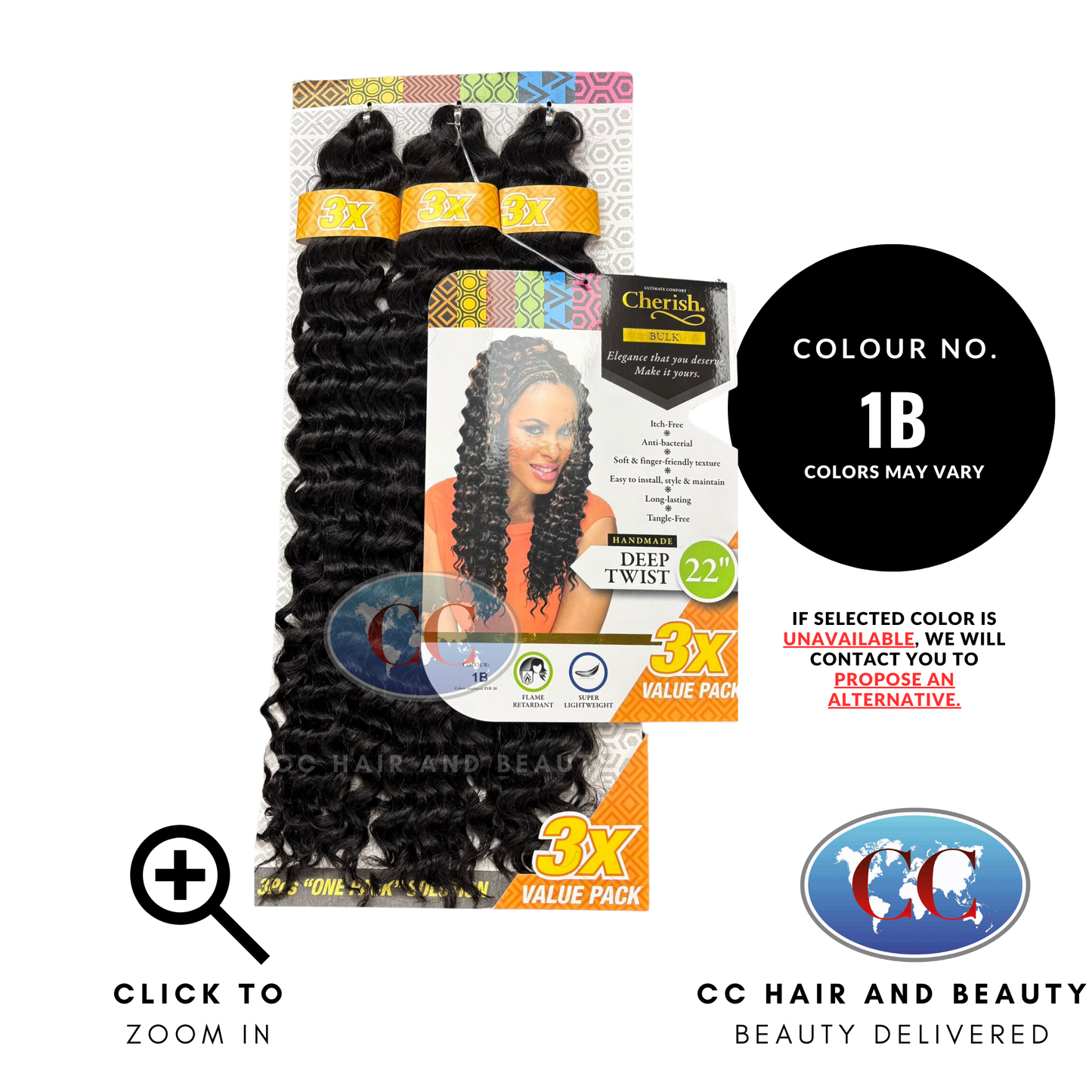 Cherish Synthetic Hair 3X Deep Twist 22" | CC Hair & Beauty UK