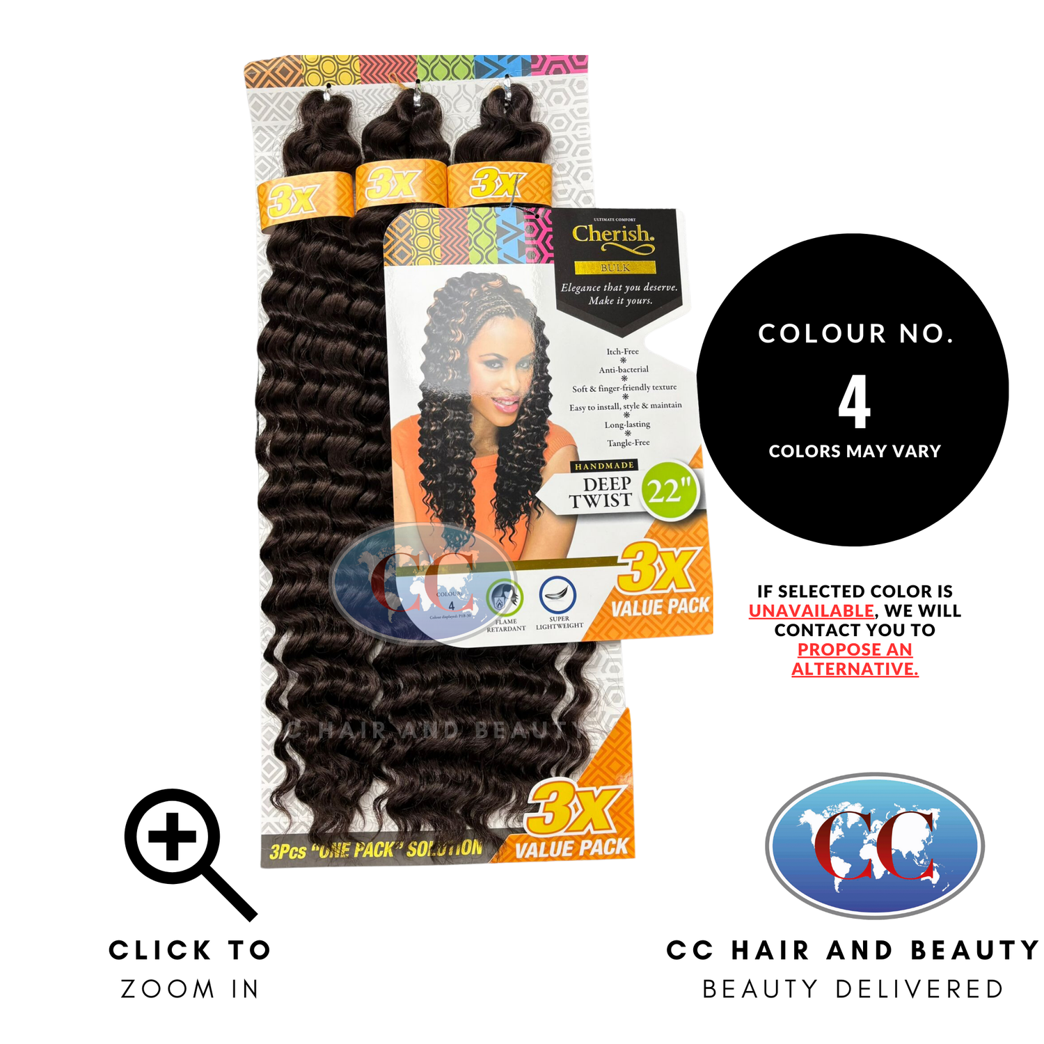 Cherish Synthetic Hair 3X Deep Twist 22" | CC Hair & Beauty UK