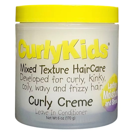 Curly Kinky Curly Kids Mixed Hair Haircare Curly Creme Leave In Conditioner 6 Oz | CC Hair & Beauty Leeds