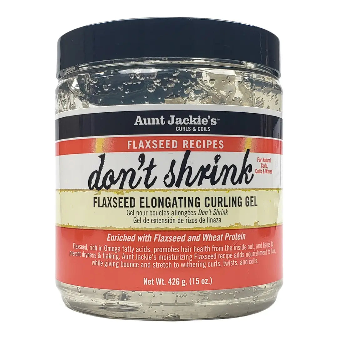 Aunt Jackies Don't Shrink Flaxseed Elongating Curl Gel - 15Oz | Shop at CC Hair & Beauty UK