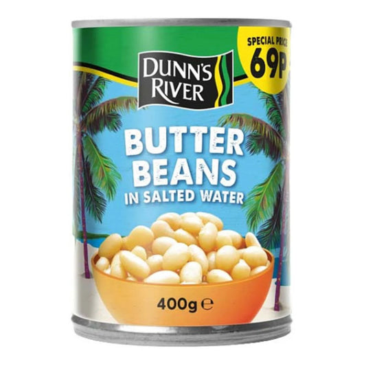 Dunn's River - Butter Beans in Salted Water  400g