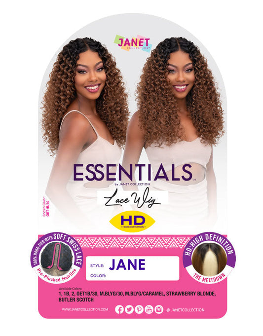 Janet Essentials Hd Lace Wig - Jane
