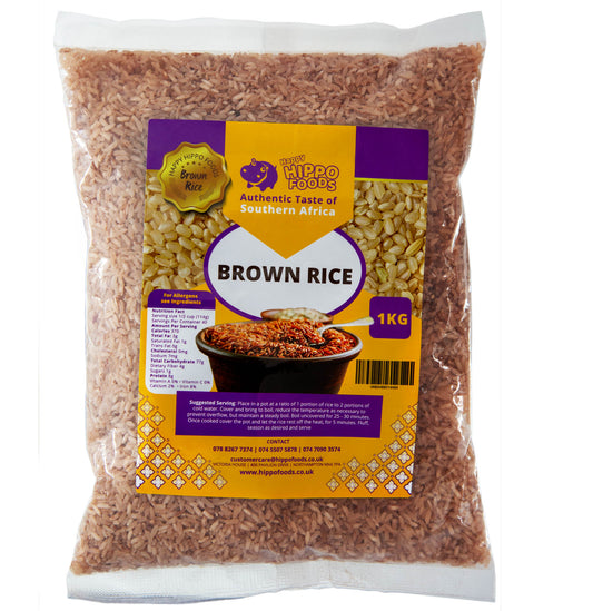 Happy Hippo Foods Brown Rice 1kg