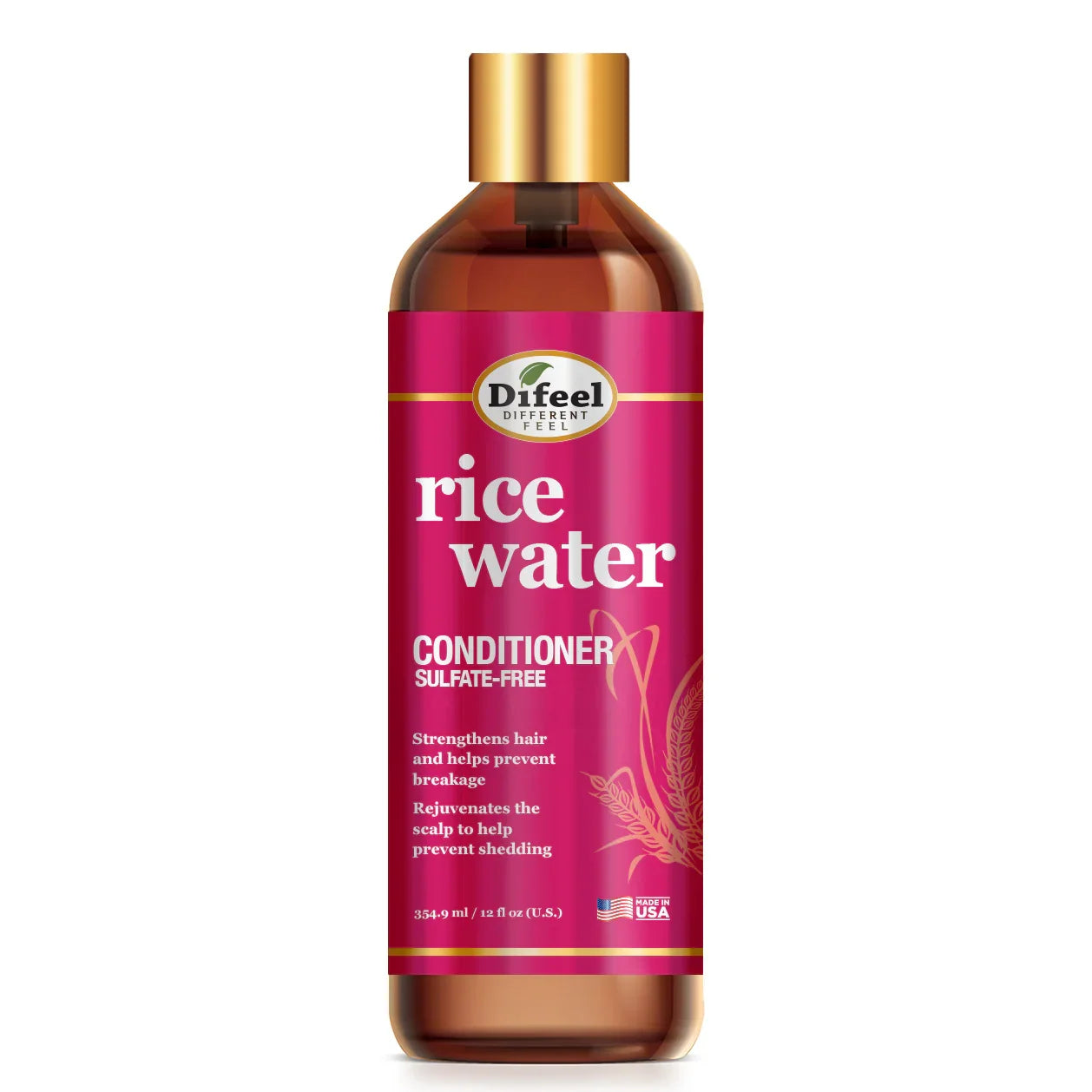 Difeel Rice Water Conditioner 12 oz. - available online | CC Hair & Beauty UK