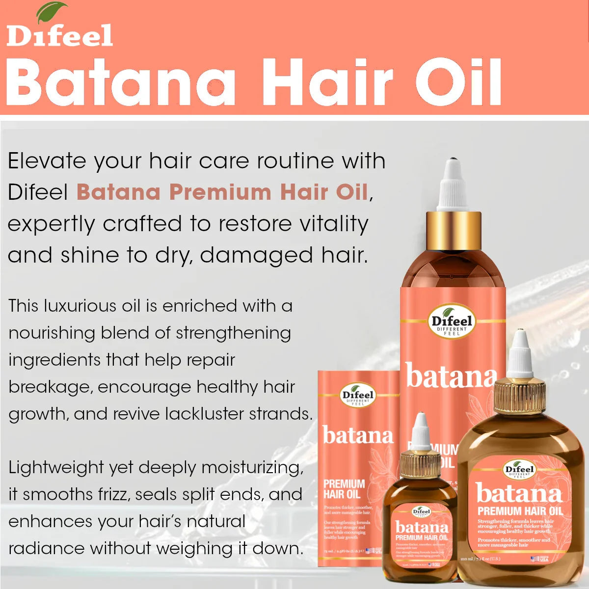 Difeel Batana Premium Hair Oil | CC Hair & Beauty UK