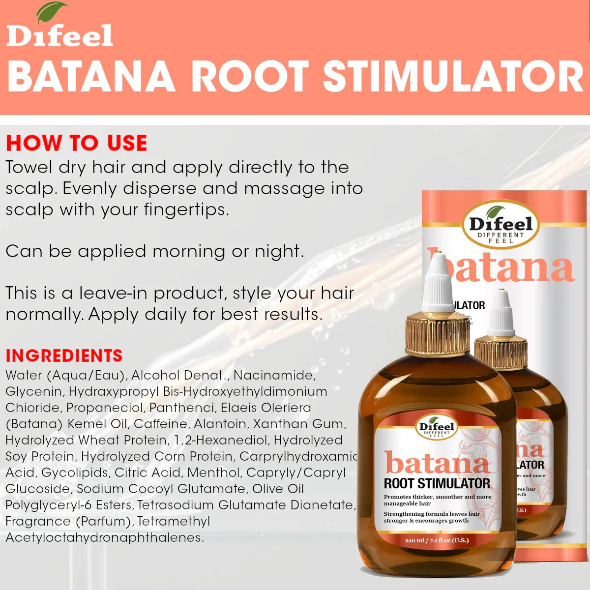 Difeel Batana Root Stimulator | CC Hair & Beauty UK