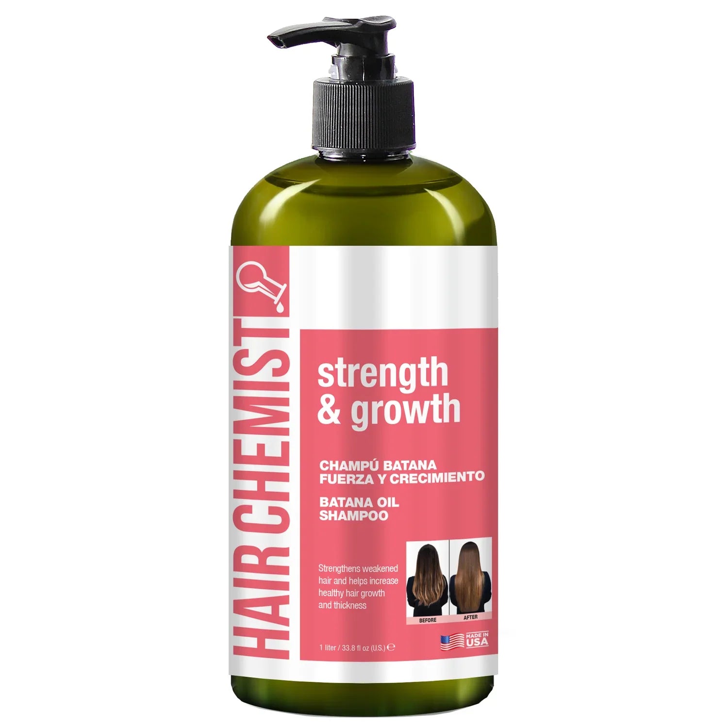 Hair Chemist Strength & Growth Batana Oil Shampoo 33.8 oz | CC Hair & Beauty UK
