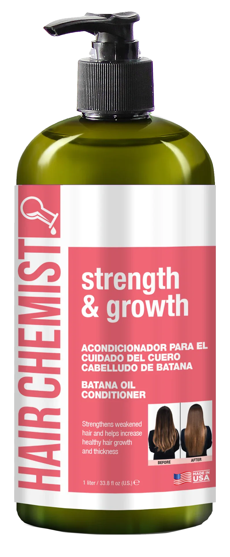 Hair Chemist Strength & Growth Batana Oil Conditioner 33.8 oz. | CC Hair & Beauty UK