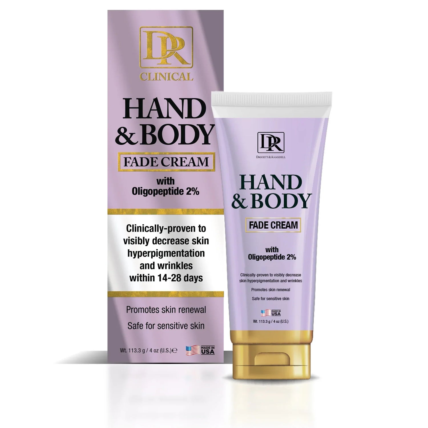 Daggett & Ramsdell Hand and Body Fade Cream with Oligopeptide 2% 4oz