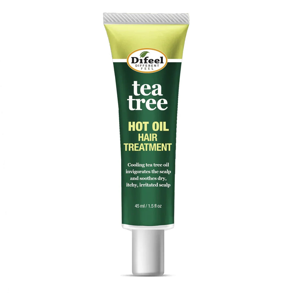 Difeel Hot Oil Hair Treatment With Tea Tree Oil - 1.5oz