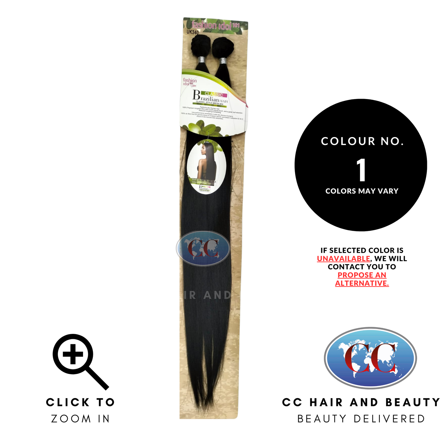 Sleek Hair Fashion Idol 101 Classic Brazilian Hair - Glossy Weave 2 Pcs | CC Hair & Beauty UK