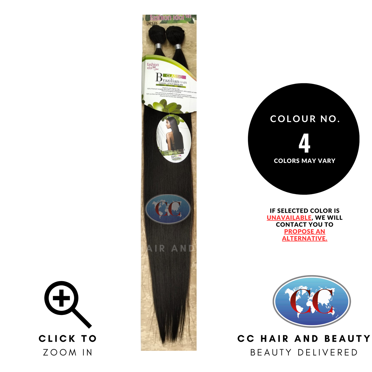 Sleek Hair Fashion Idol 101 Classic Brazilian Hair - Glossy Weave 2 Pcs | CC Hair & Beauty UK