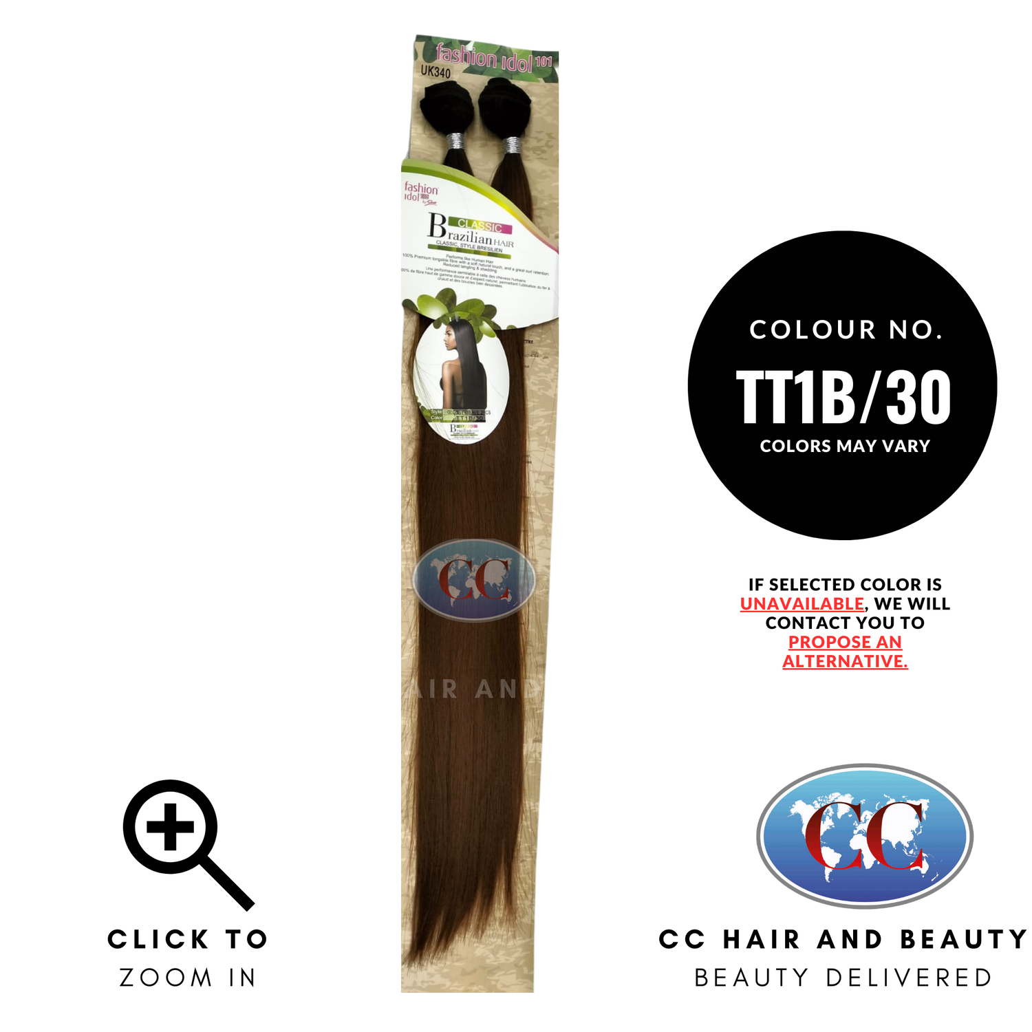 Sleek Hair Fashion Idol 101 Classic Brazilian Hair - Glossy Weave 2 Pcs | CC Hair & Beauty UK