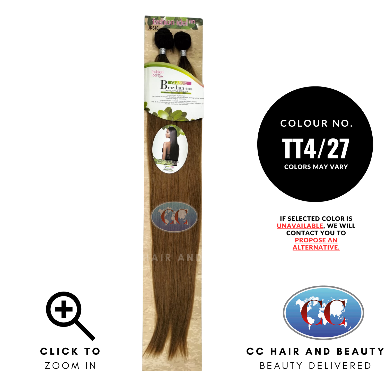 Sleek Hair Fashion Idol 101 Classic Brazilian Hair - Glossy Weave 2 Pcs | CC Hair & Beauty UK