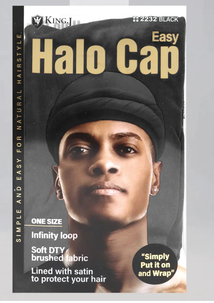 King J Easy Halo Cap #2232 Black | Shop at CC Hair & Beauty UK