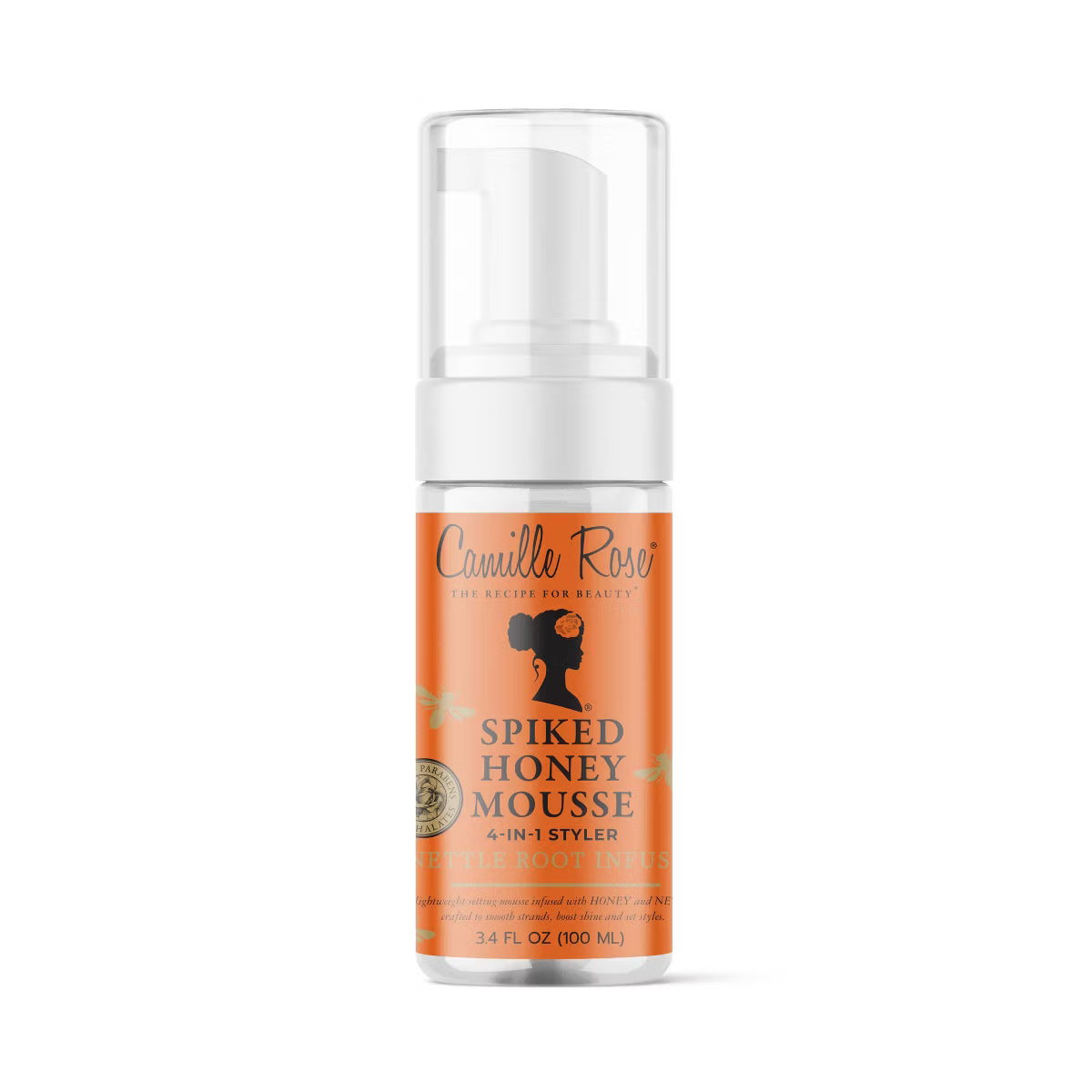 Camille Rose Spiked Honey Mousse, 4-in-1 Hair Styler