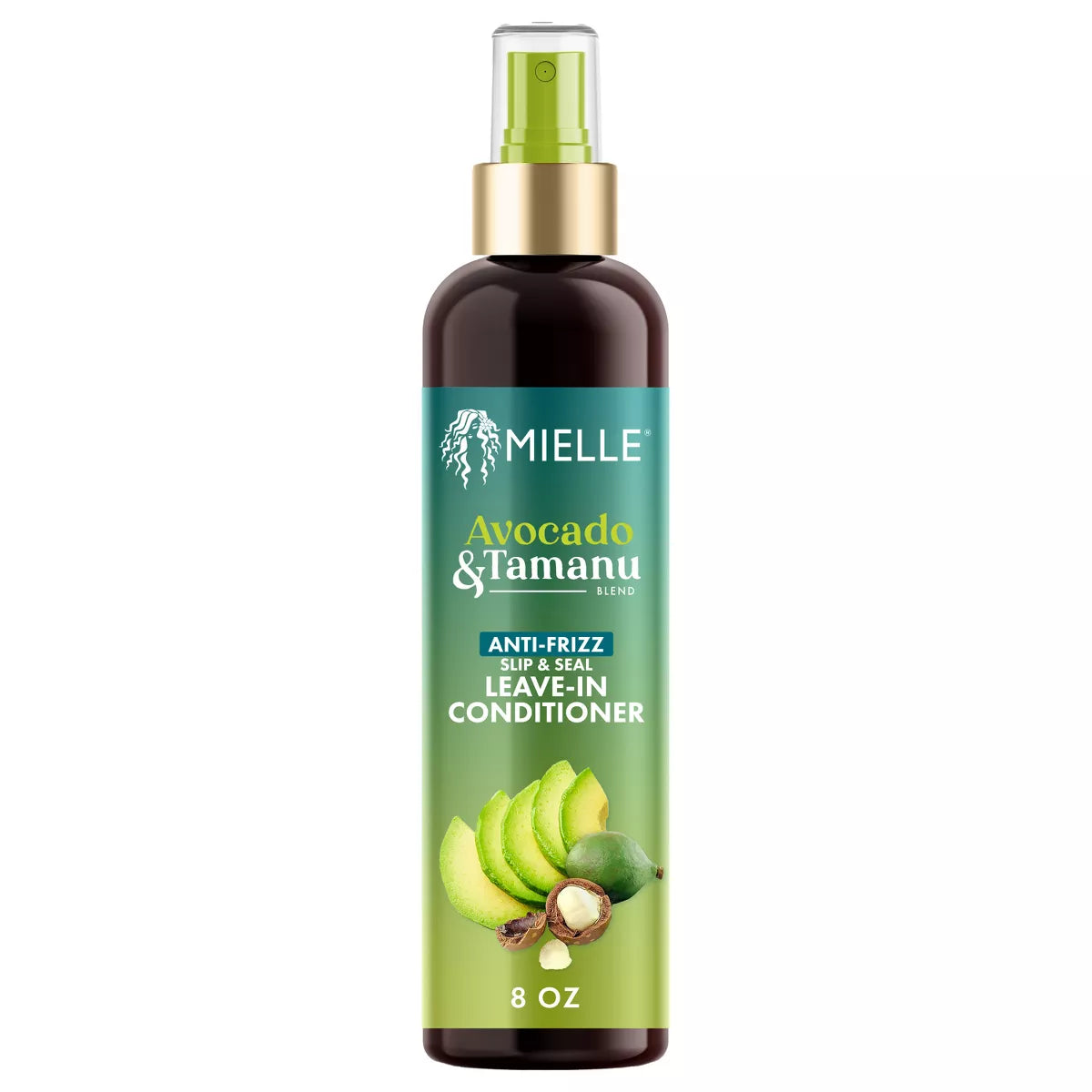 Mielle Organics Avocado & Tamanu Anti-Frizz Slip & Seal Leave-In Conditioner - 8 fl oz | CC Hair & Beauty UK