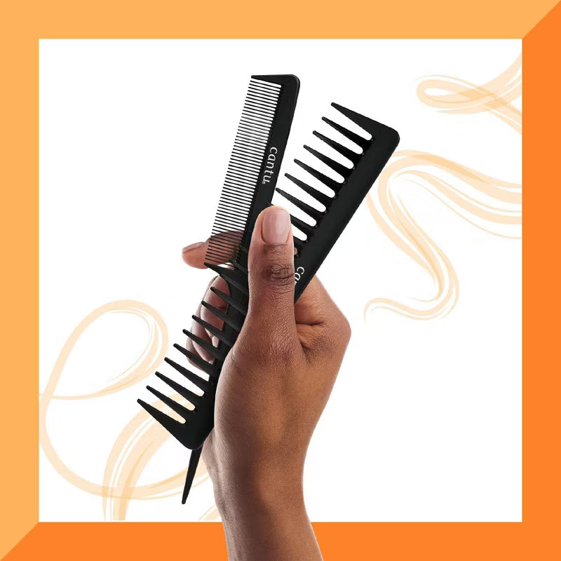 Cantu Style Carbon Fiber Combs - product detail | CC Hair & Beauty