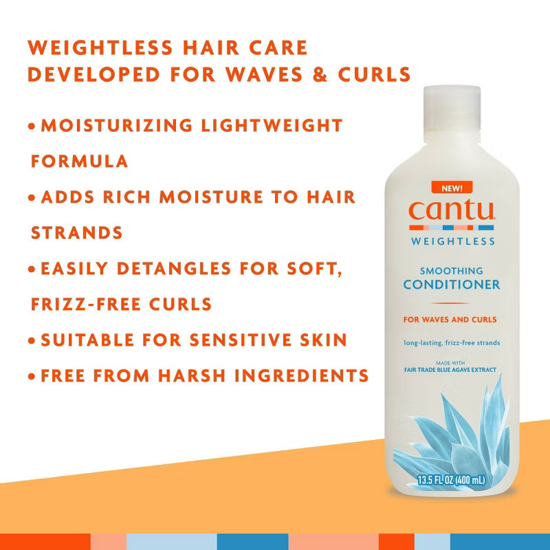 Cantu Cantu Weightless Smoothing Hair Conditioner - 13.5oz | CC Hair & Beauty Leeds