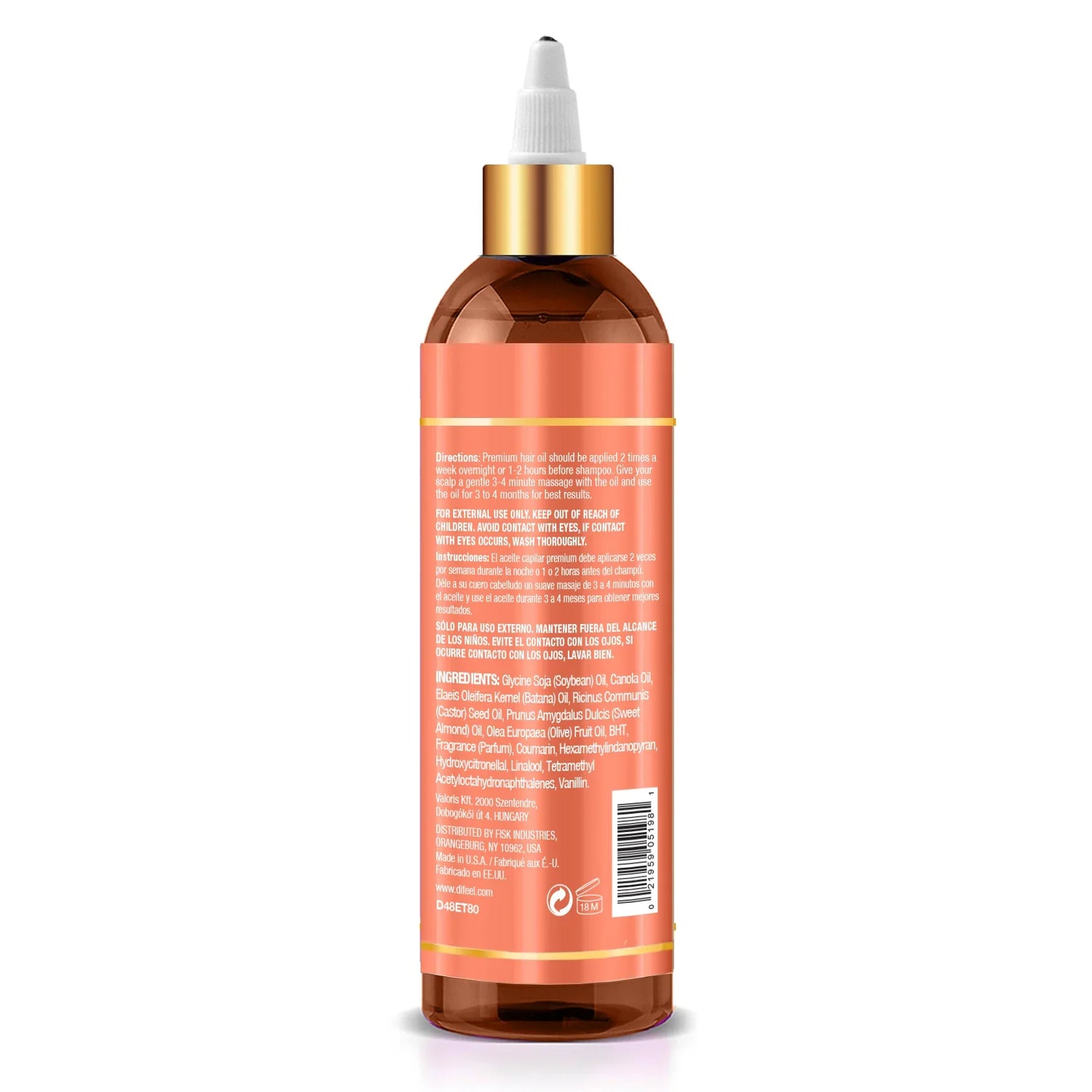 Difeel Batana Premium Hair Oil 8 Ounces | CC Hair & Beauty UK