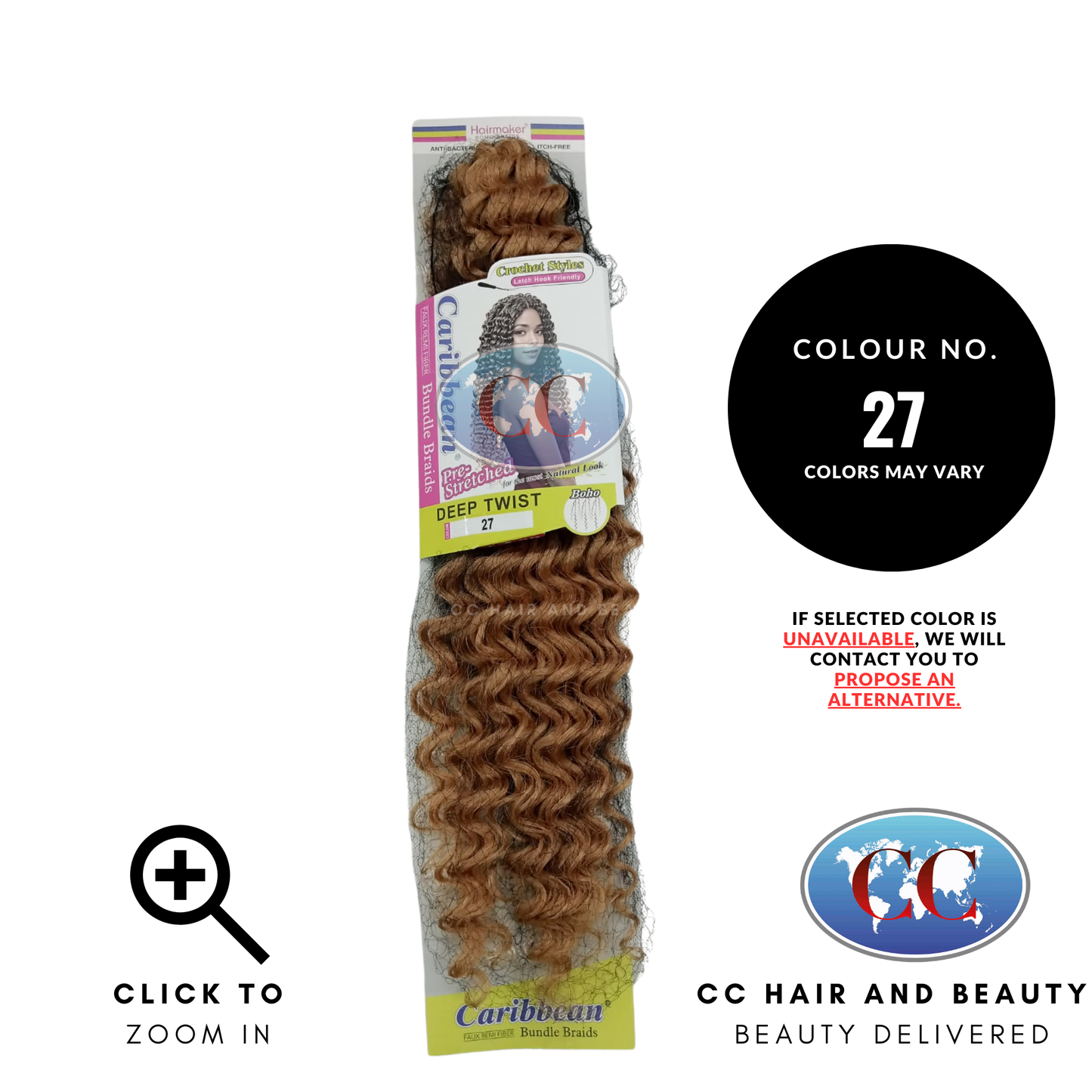 Hair Maker Boho Braids Crochet Styles Caribbean  Pre-Stretched Deep Twist 22" | CC Hair & Beauty UK