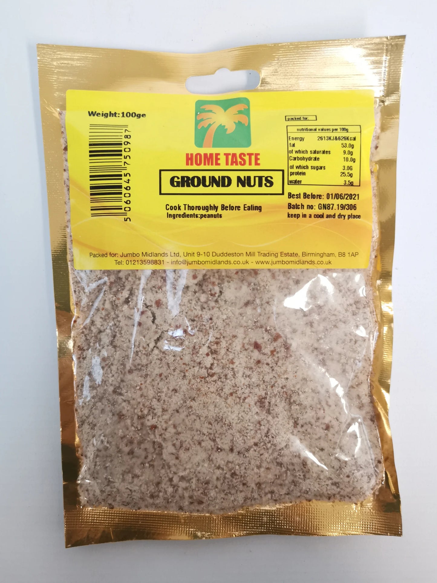 Home Taste Ground Nuts 100g