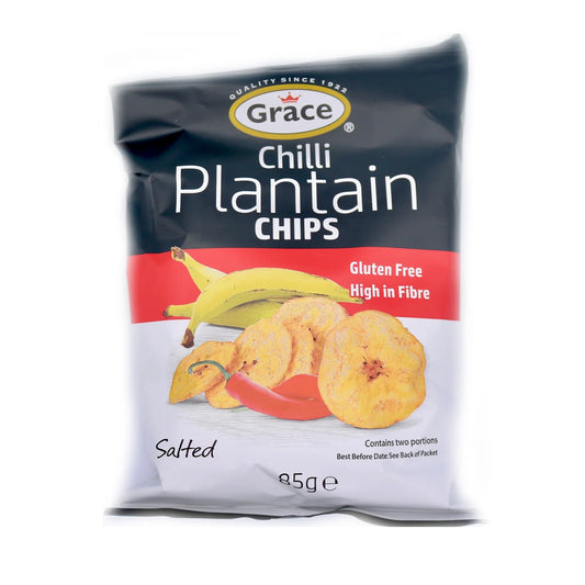 Grace Plantain Crisp Chilli 85g